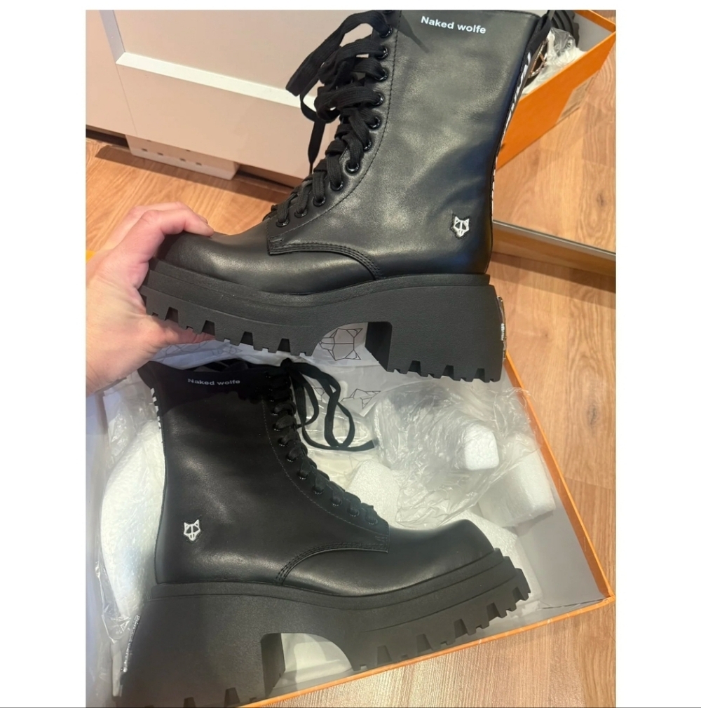 ******ISO Naked Wolfe Black Combat Boots*****DO NOT BUY*******